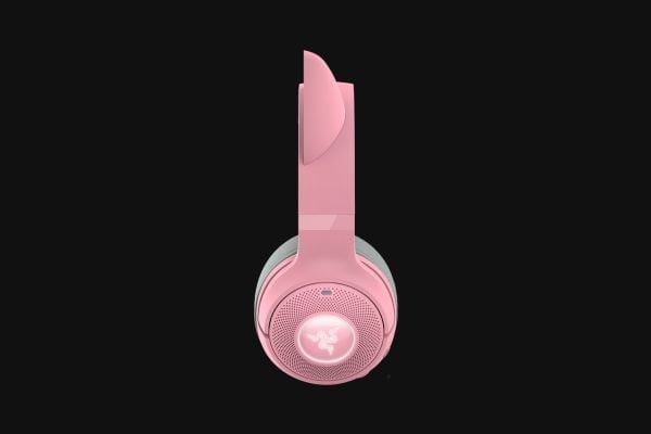 Razer Kraken Kitty V2 BT - Hodesett - full størrelse - Bluetooth - trådløs - lydisolerende