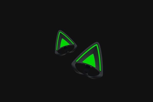 Kitty Ears klips for hodetelefoner - Razer Kitty Ears V2 - Svart