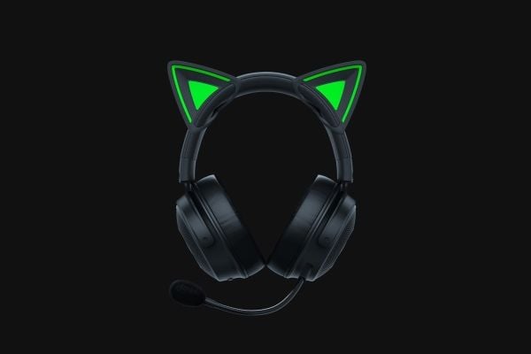 Kitty Ears klips for hodetelefoner - Razer Kitty Ears V2 - Svart