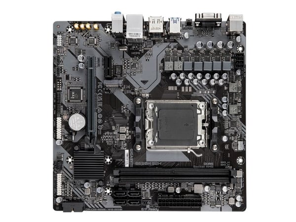 Gigabyte B650M S2H - 1.0 - hovedkort - micro ATX - Socket AM5 - AMD B650 Chipset - USB 3.2 Gen 1 - Gigabit LAN - innbygd grafikk (CPU kreves) - HD-...