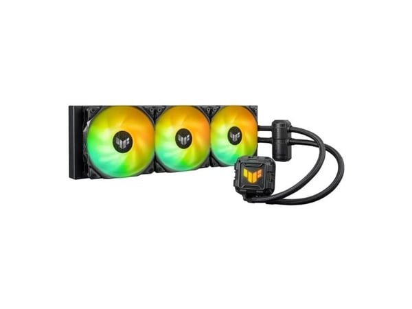 ASUS TUF GAMING LC II 360 ARGB - Væskekjølesystem for prosessor - (for: AM4, LGA1200, LGA1700, AM5, LGA115x Socket) - kobber - 120 mm - svart