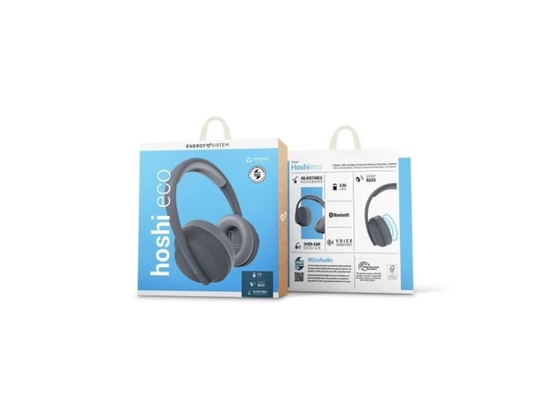 Energy Sistem Hoshi Eco, Trådløs, 20 - 20000 Hz, Samtaler/musikk, 149 g, Hodesett, Grå