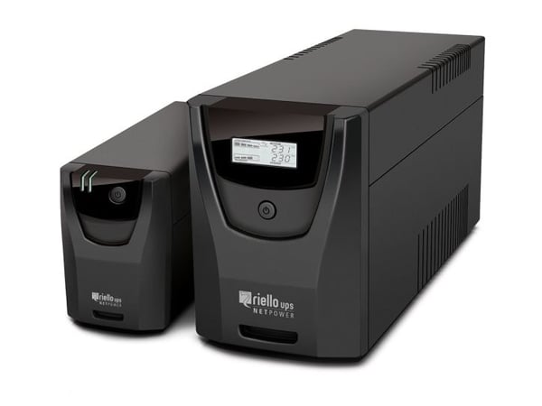 Riello Net Power, Linje-Interactive, 0,6 kVA, 360 W, Pseudo sine, 220 V, 240 V