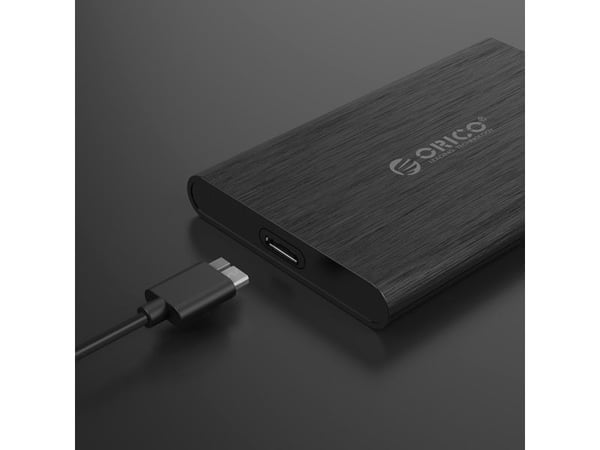 ORICO 2189C3-BK-BP, HDD/SSD-kabinett, 2.5", Serial ATA III, 6 Gbit/s, USB-tilkobling, Sort