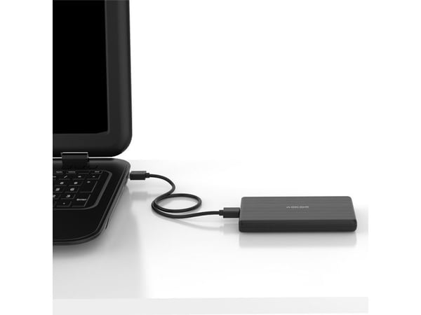 ORICO 2189C3-BK-BP, HDD/SSD-kabinett, 2.5", Serial ATA III, 6 Gbit/s, USB-tilkobling, Sort