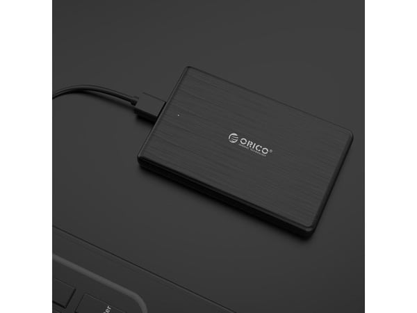ORICO 2189C3-BK-BP, HDD/SSD-kabinett, 2.5", Serial ATA III, 6 Gbit/s, USB-tilkobling, Sort