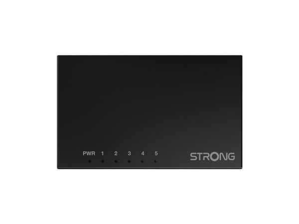 Strong SW5000M - Switch - Gigabit, metal - ikke-styrt - 5 x 10/100/1000 - stasjonær
