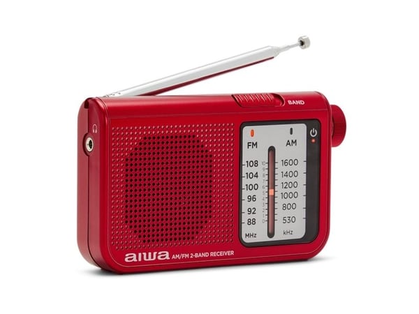 Aiwa RS-55RD, Personlig, Analog, AM, FM, 88 - 108 MHz, 530 - 1600 kHz, 5,7 cm