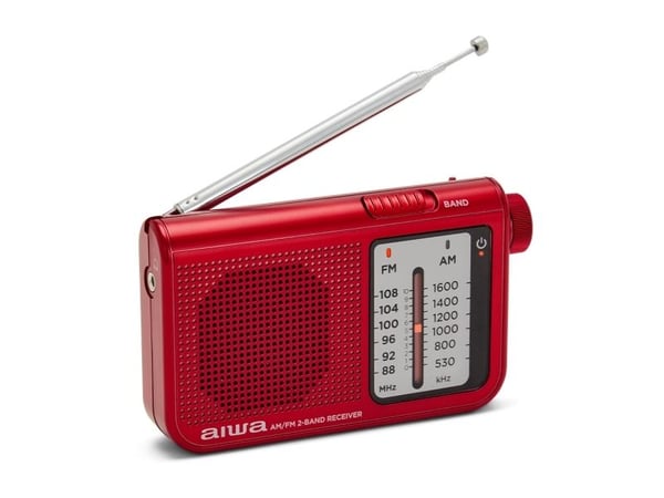 Aiwa RS-55RD, Personlig, Analog, AM, FM, 88 - 108 MHz, 530 - 1600 kHz, 5,7 cm