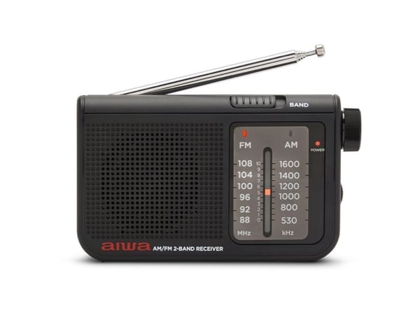 Aiwa RS-55BK, Personlig, Analog, AM, FM, 88 - 108 MHz, 530 - 1600 kHz, 5,7 cm