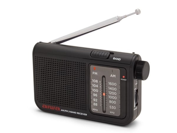 Aiwa RS-55BK, Personlig, Analog, AM, FM, 88 - 108 MHz, 530 - 1600 kHz, 5,7 cm