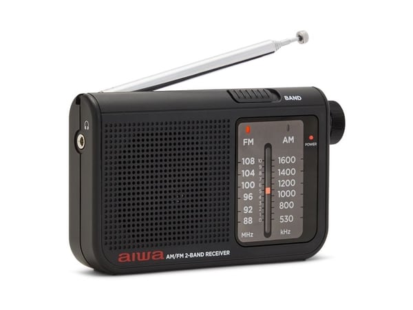 Aiwa RS-55BK, Personlig, Analog, AM, FM, 88 - 108 MHz, 530 - 1600 kHz, 5,7 cm