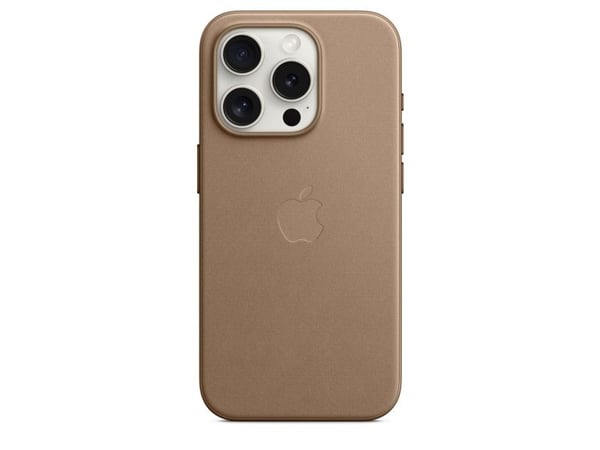 Apple - Baksidedeksel for mobiltelefon - MagSafe-samsvar - mikrotvill - musegrått - for iPhone 15 Pro