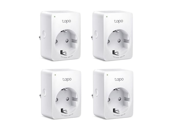 TP-Link Tapo P100, Trådløs, Bluetooth / Wi-Fi, 2,4 - 2,4835 GHz, 802.11b, 802.11g, Wi-Fi 4 (802.11n), 72 Mbit/s, WPA2-PSK, WPA3, WEP, WPA-PSK