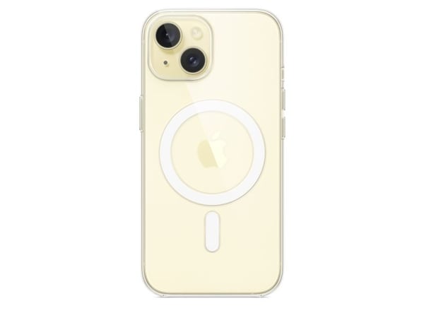 Apple MT203ZM/A, Suojus, Apple, iPhone 15, 15,5 cm (6.1"), Läpinäkyvä