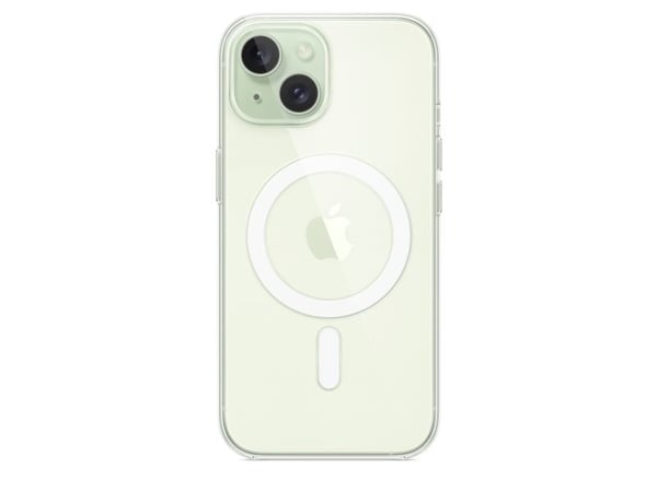 Apple MT203ZM/A, Suojus, Apple, iPhone 15, 15,5 cm (6.1"), Läpinäkyvä