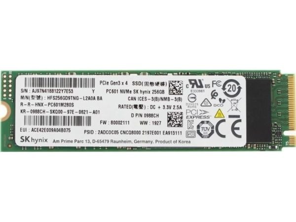 Begagnad/renoverad Lenovo SSD M.2 PCIe NVMe FRU SSD