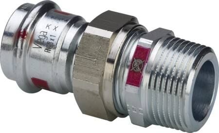 VIEGA Prestabo forskruning 1¼"x35mm af ulegeret stål muffe/nippel, SC-contur