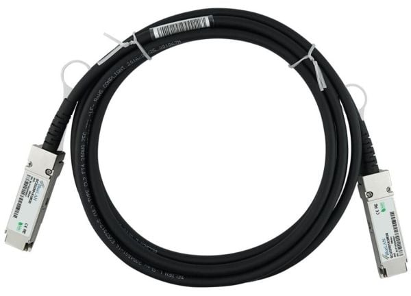 BlueOptics OS6560-CBL-300-BL, 3 m, QSFP, QSFP, Hankjønn/hankjønn, Koral, Sølv, 40 Gbit/s