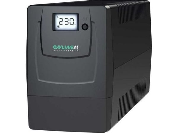 ONLINE USV YUNTO Smile 600 - UPS - AC 220/230 V - 360 watt - 600 VA - 7 Ah - utgangskontakter: 2