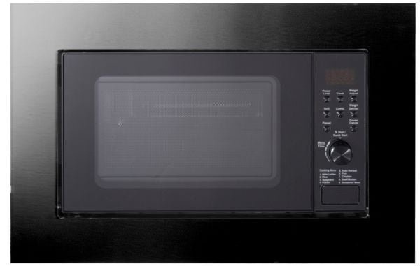 Silva Schneider EBM-G 20.9, Sisäänrakennettava, Grillimikroaaltouuni, 17 L, 700 W, Nupit, Kääntyvät, Musta
