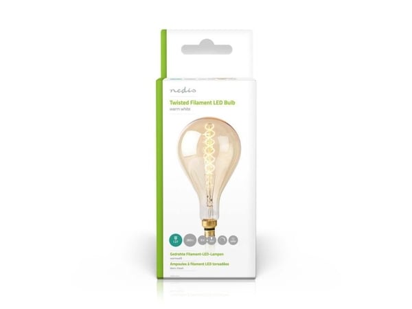 Nedis LEDBTFE27A160, 5 W, 25 W, E27, 280 lm, 20000 timer, Varm hvit