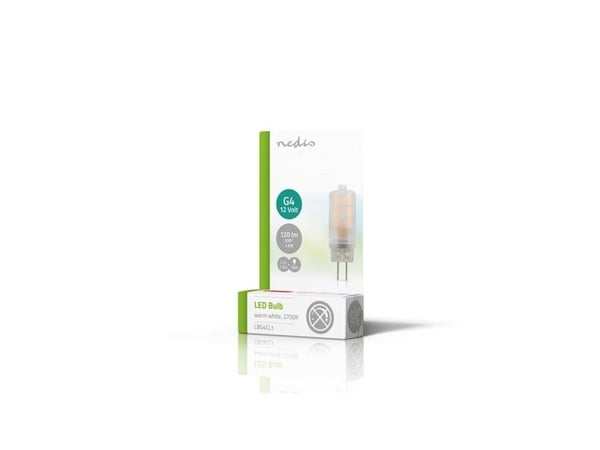 Nedis LBG4CL1, 1,5 W, 15 W, G4, 120 lm, 15000 timer, Varm hvit