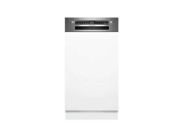 Bosch Serie 4 SPI4HMS49E, Halvveis innebygget, Slimline (45 cm), Svart, Rustfritt stål, Knapper, 1,75 m, 1,65 m
