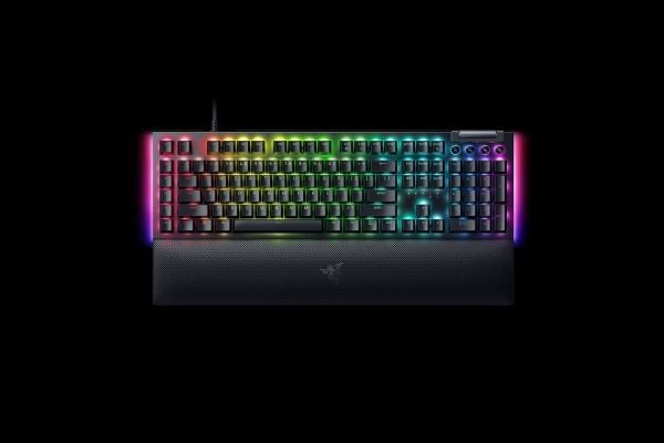 Razer BlackWidow V4 - Tastatur - bakgrunnsbelyst - USB-C - USA - tastsvitsj: Razer Yellow