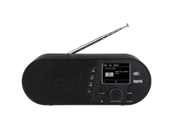 Imperial DABMAN d105, Internett, Digitalt, DAB+, FM, VHF, 7 W, TFT-LCD, 6,1 cm (2.4")