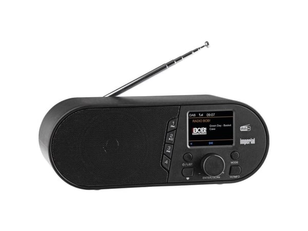 Imperial DABMAN d105, Internett, Digitalt, DAB+, FM, VHF, 7 W, TFT-LCD, 6,1 cm (2.4")