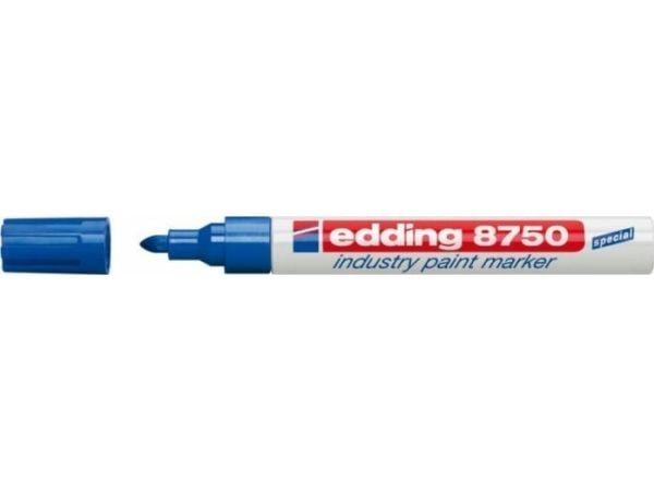 edding 8750 industry paint - Markør - permanent - blå - fargeblekk - 2-4 mm