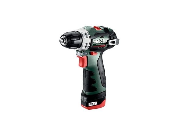 Metabo PowerMaxx BS BL - Drill/driver - trådløs - 2 hastigheter - nøkkelfri borhylse 10 mm - 38 N·m - 2 batterier - 12 V