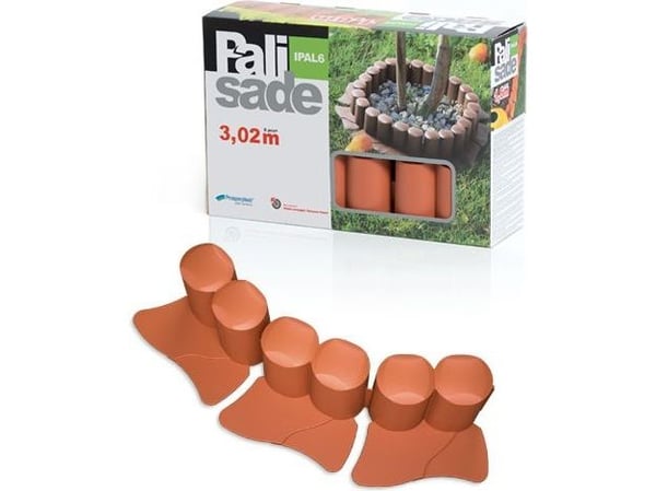 PROSPERPLAST hagepalisade 6 terrakotta 3,02 m