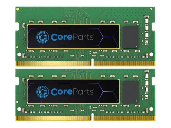 CoreParts - DDR4 - sett - 8 GB: 2 x 4 GB - SO DIMM 260-pin - 2400 MHz / PC4-19200 - 1.2 V - ikke-bufret - ikke-ECC