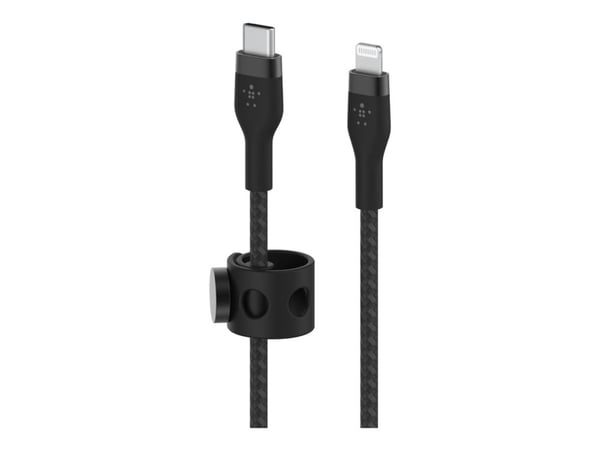 Belkin BoostCharge - Lightning-kabel - USB-C hann til Lightning hann - 3 m - svart