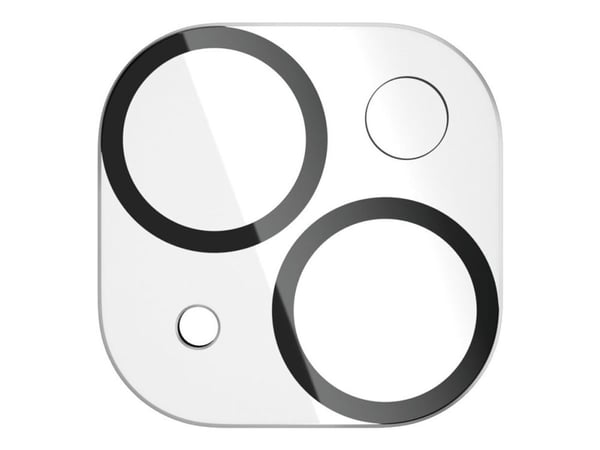 PanzerGlass™ | PicturePerfect - Objektiv beskyttelse for mobile - rammefarve sort | Iphone 15/15 Plus