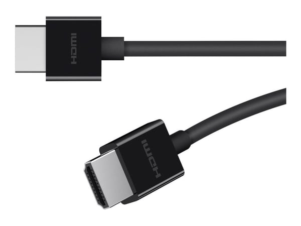 Belkin BoostCharge - Ultra High Speed - HDMI-kabel - HDMI hann til HDMI hann - 2 m - svart - 8K-støtte - for P/N: AVC006BTSGY, F4U098BT, F4U110BT, ...