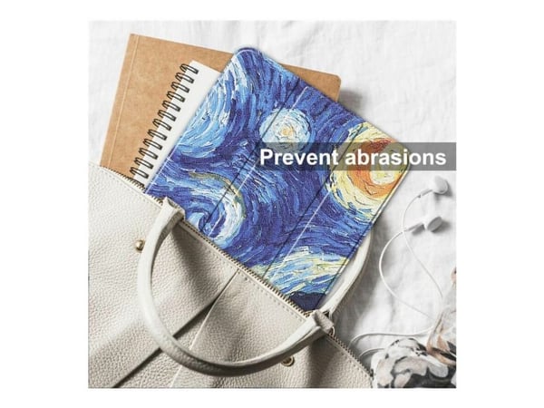 CoreParts - Vikbart fodral för surfplatta - tri-fold caster, with auto-wake function - polyuretanläder - starry sky style - för Apple 10.9-inch iPa...