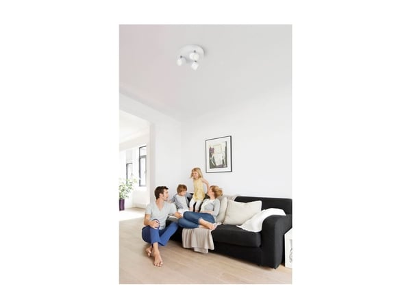 Philips Himmennettävä LED Star kohdevalaisin 3x, Ei vaihdettavissa oleva hehkulamppu, 3 lamppu(a), LED, 2700 K, 1500 lm, Valkoinen