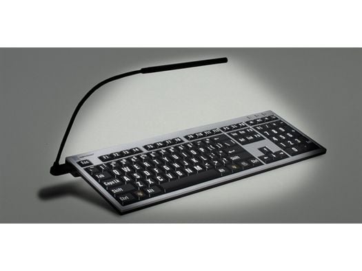 Lampe til Logickeyboard LL-BLACK, Sort