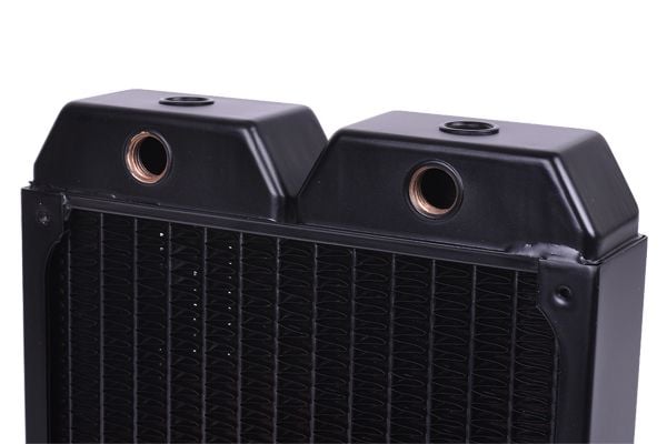 Alphacool NexXxoS XT45, Svart, Radiatorblokk, Væske, Messing, Kobber (Cu), Stål, 1/4", 1,5 stang