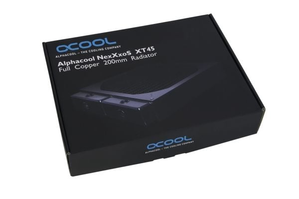 Alphacool NexXxoS XT45, Radiatorblokk, Kobber (Cu), Metall, Sort, 1/4", 0,8 stang, 20 cm