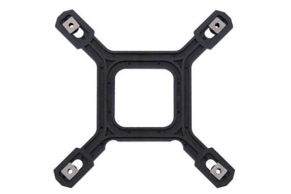 Alphacool 13064, Bakre platta, Plast, Svart, LGA 1150 (uttag H3), LGA 1151 (uttag H4), LGA 1155 (Socket H2), LGA 1200 (Socket H5), LGA 1700, 99 mm,...