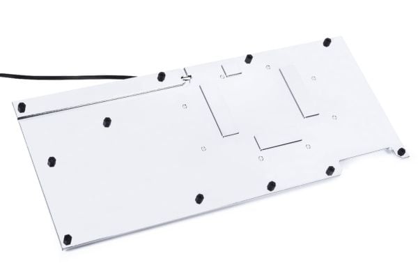Alphacool 13043, Bakplate, Akryl, Kopper, Nickel, Rustfritt stål, Gjennomsiktig, 3-Pin JST, 1/4", 0,8 stang
