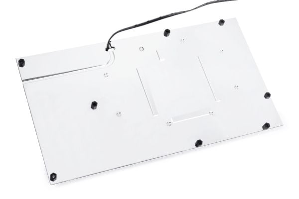 Alphacool 13063, Vannblokk, Akryl, Sort, Sølv, Gjennomsiktig, 1/4", 3-pin, 60 °C