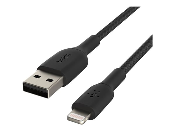 Belkin BoostCharge - Lightning-kabel - Lightning hann til USB hann - 3 m - svart