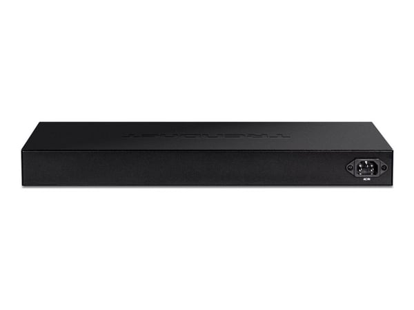 TRENDnet TPE 30284 - Switch - smart - 24 x 10/100/1000 (PoE+) + 4 x 10 Gigabit SFP+ - rackmonterbar - PoE+ (370 W) - AC 100 - 240 V - TAA-samsvar