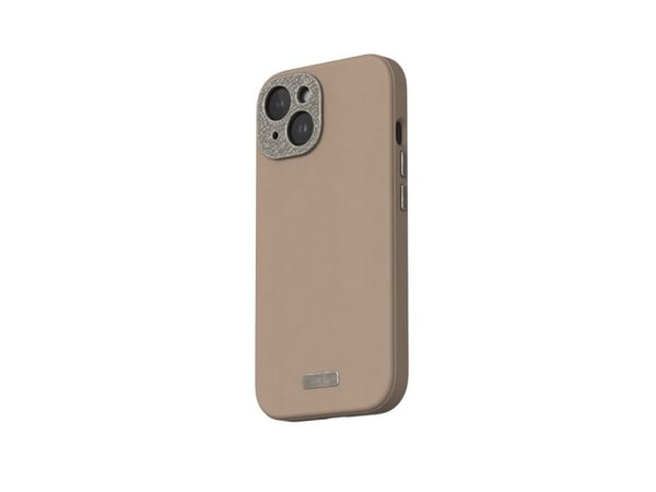 Moshi Napa för iPhone 15 – Woodsmoke brown