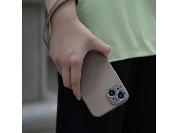 Moshi Napa til iPhone 15 Plus - woodsmoke brown